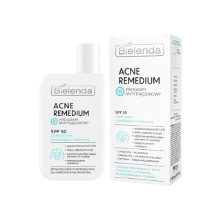 Bielenda Acne Remedium Light Moisturizing and Protective Face Cream SPF50 40 ml