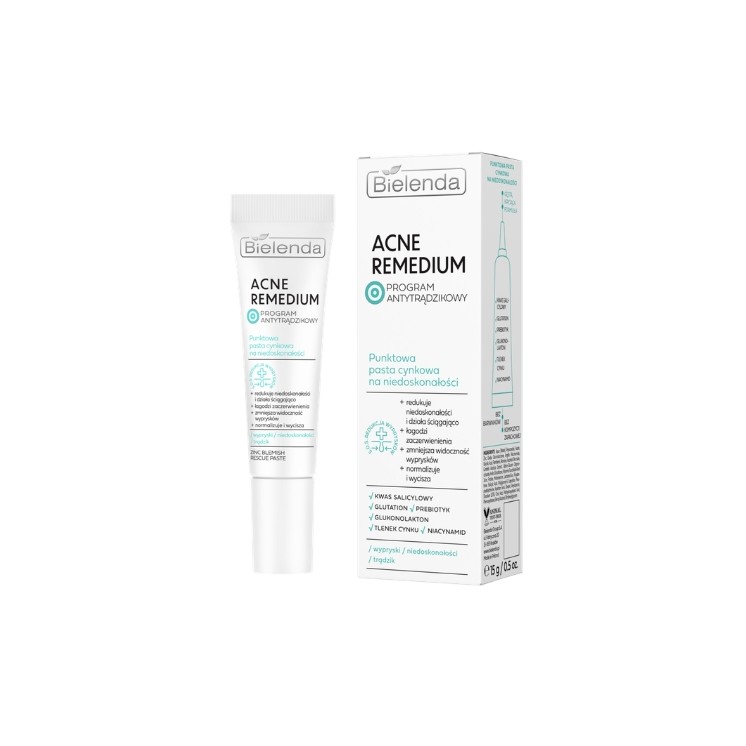 Bielenda Zinkpaste gegen Akne-Pickel, 15 g