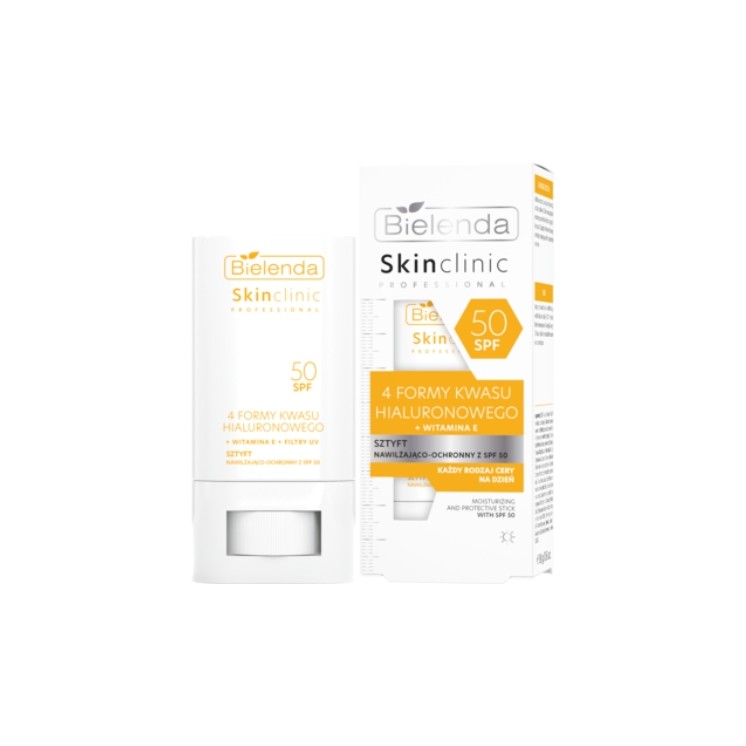 Bielenda Skin Clinic Stick hydratant et protecteur solaire Professional SPF50 20 g