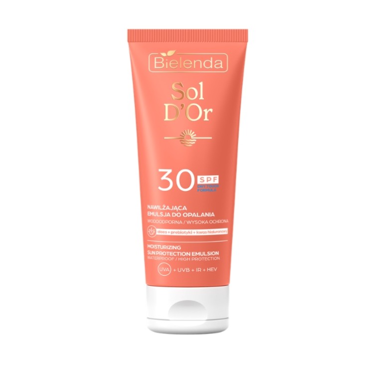 Bielenda Sol D'OR Feuchtigkeitsspendende Sonnenschutzlotion SPF30 200 ml
