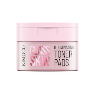 Kimoco Glass Skin Illuminating Toning Face Pads 60 pcs