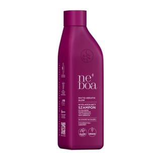 Shampoing lissant Neboa Phyto-Keratin Glow pour cheveux abîmés et traités 300 ml