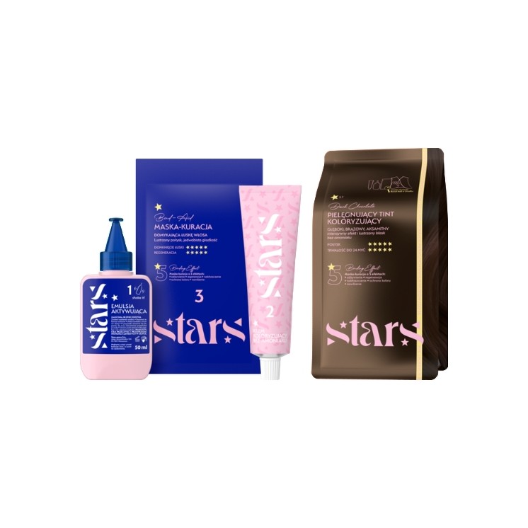 Stars from the Stars Hair Coloring Tint /3.7/ Dark Chocolate 1 pc.