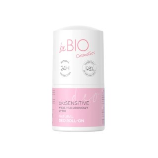 BeBio Cosmetics bioProtect Déodorant roll-on Naturel Acide Hyaluronique et Bruyère 50 ml