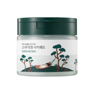 Заспокійливі та розгладжувальні диски для обличчя Round Lab Pine Calming Cica Pad 50 шт.