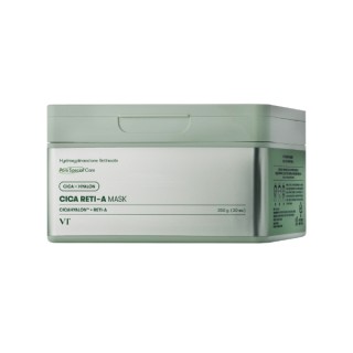 VT Cosmetics CICA Reti-A Mask Набір зволожувальних та відлущувальних масок для обличчя в листах, 30 штук, 350 г