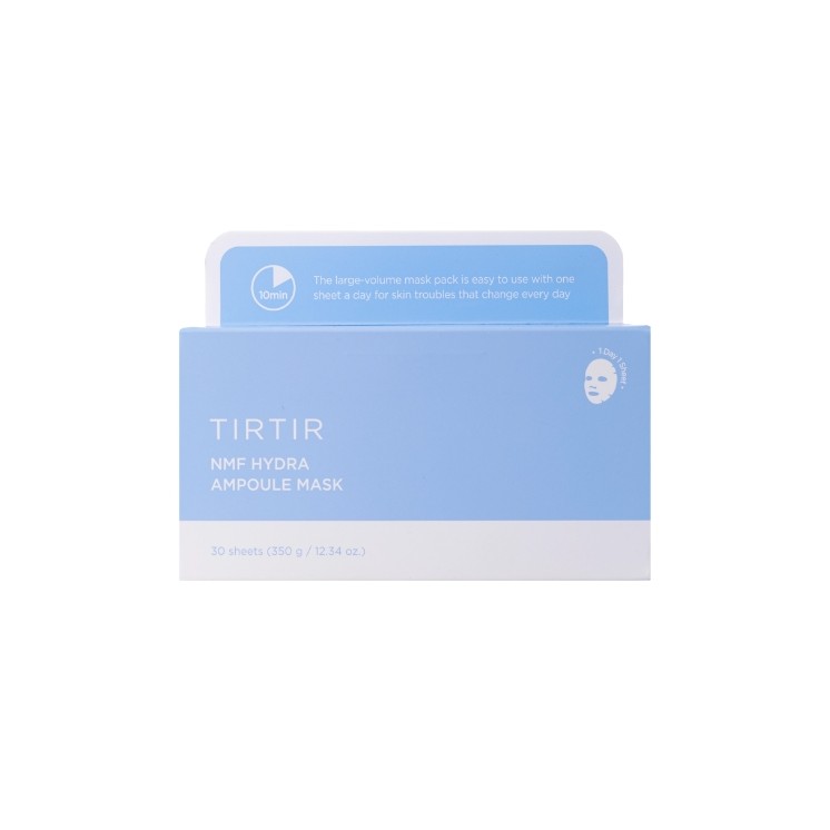 TIRTIR NMF Hydra Ampullenmasken-Set, 30 feuchtigkeitsspendende Gesichtsmasken, 350 g