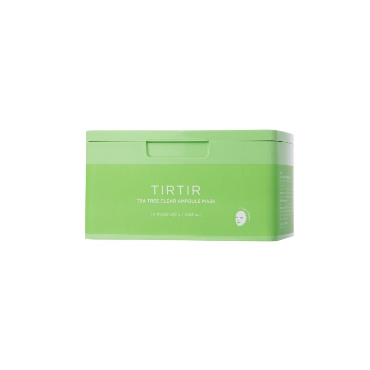 TIRTIR Tea Tree Clear Ampoule Mask Set van 30 verzachtende gezichtsmaskers 350 g