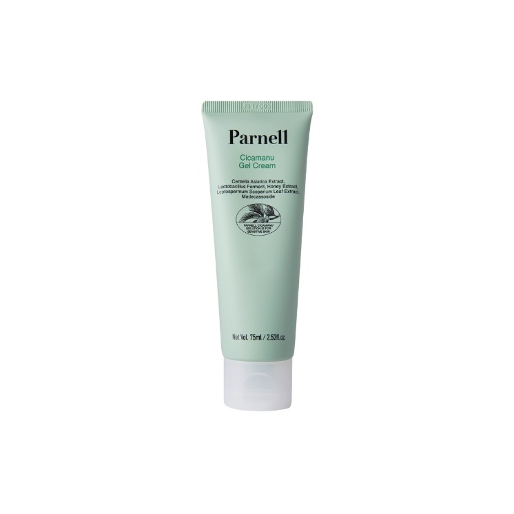 Parnell Cicamanu Gel Cream Feuchtigkeitsspendende und beruhigende Gesichtscreme-Gel, 75 ml