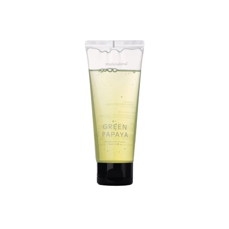 Shaishaishai Green Papaya pH-gebalanceerde reiniger gezichtswasgel 150 ml