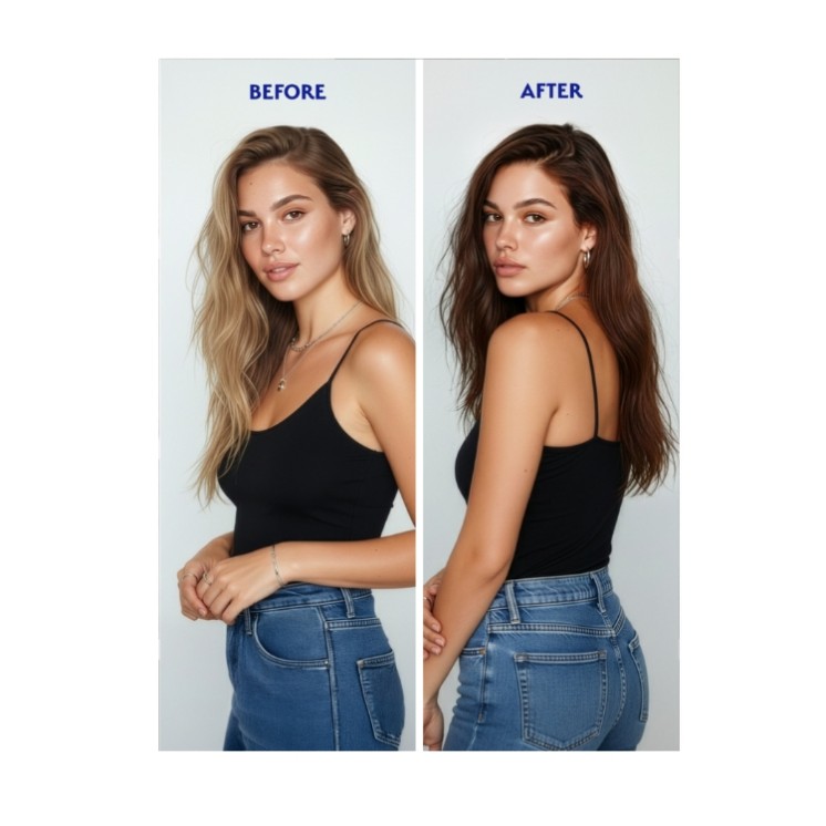 Stars from the Stars Hair Coloring Tint / 5 .7 / Milk Chocolate 1 piece