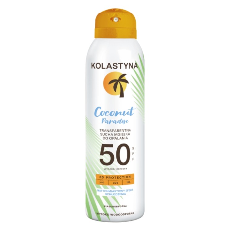 Сухий сонцезахисний спрей Kolastyna SPF50 150 мл