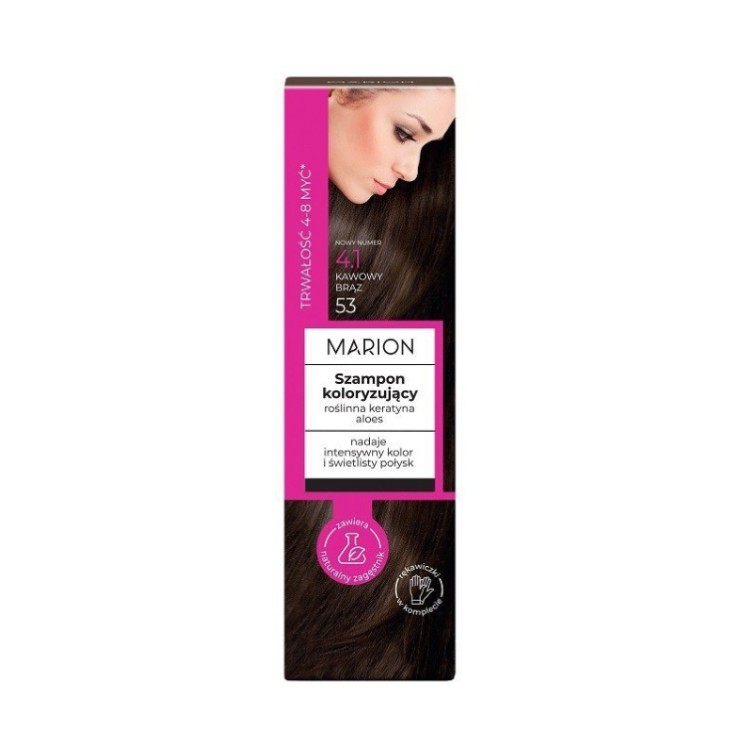 Marion Color Shampoo für 4-8 Haarwäschen /4.1/ Kaffeebraun 100 ml