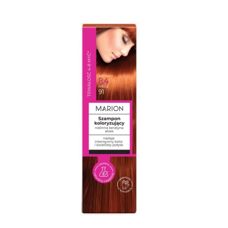 Marion Color Shampoo für 4-8 Haarwäschen /8.4/ Kupfer 100 ml