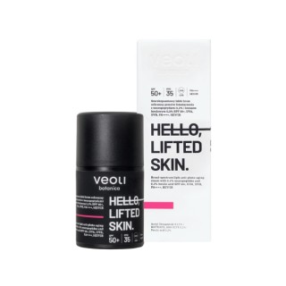 Veoli Botanica Hello , Lifted Skin Light Protective Cream Against Photoaging SPF50 + mit 0,2 2% Neuropeptiden, 50 ml