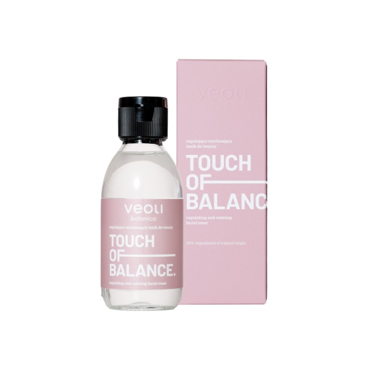 Регулюючий та заспокійливий тонік для обличчя Veoli Botanica Touch of Balance 150 мл