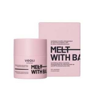 Veoli Botanica Melt with Balance emulgierende, talgregulierende Make-up-Entfernerbutter mit SPF 40 g