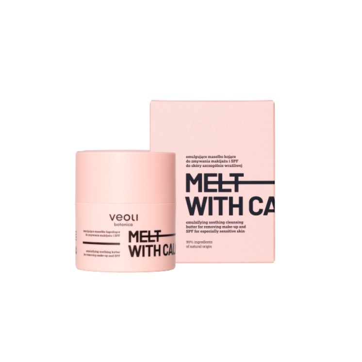 Veoli Botanica Melt with Calmness emulgierende, beruhigende Make-up-Entferner-Butter mit SPF 40 g