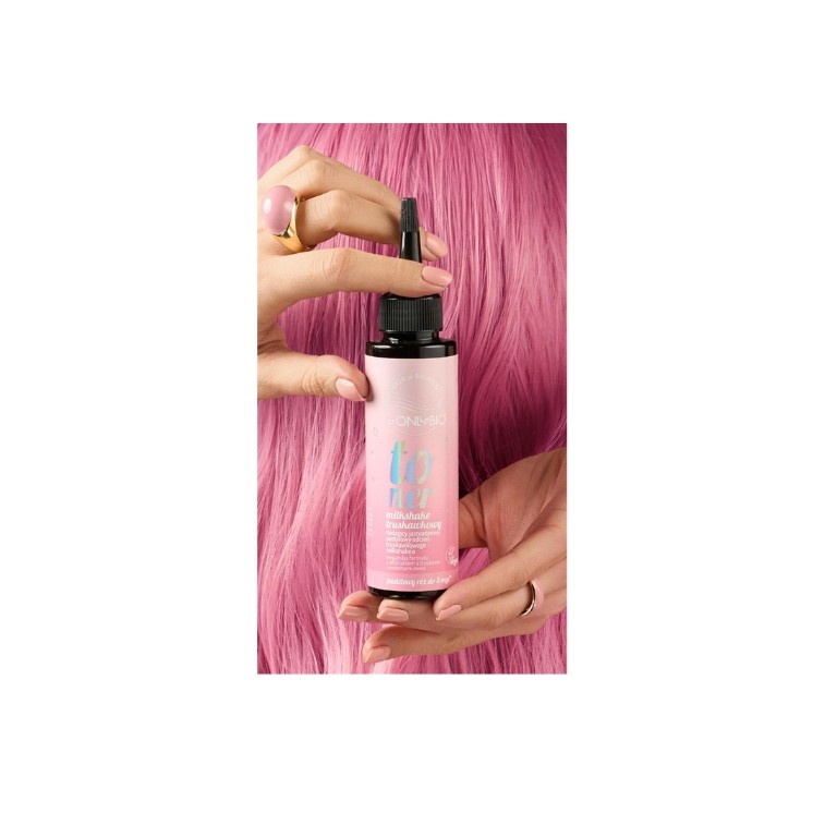 OnlyBio Hair in Balance Toner do włosów Truskawkowy Milkshake 100 ml