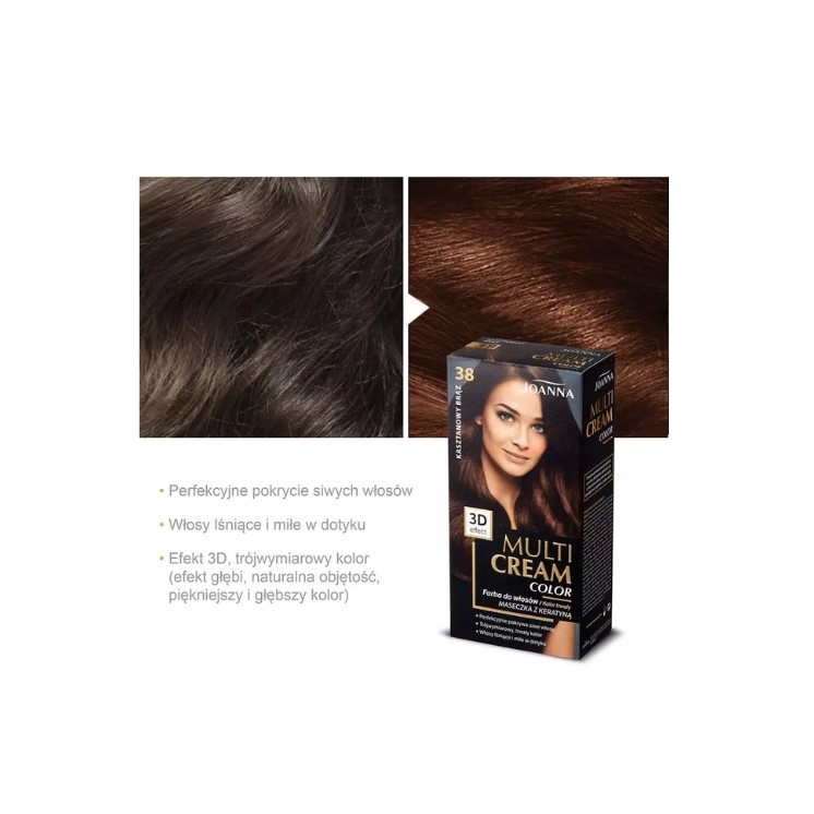 Joanna Multi Cream Color Hair dye /38/ Chestnut brown