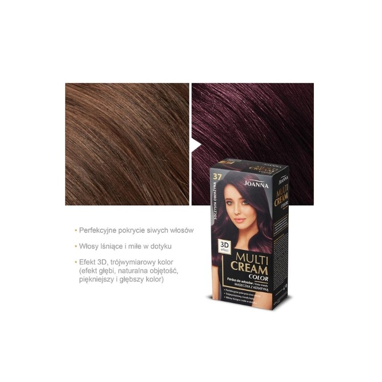Joanna Multi Cream Color Hair dye /37/ Juicy eggplant