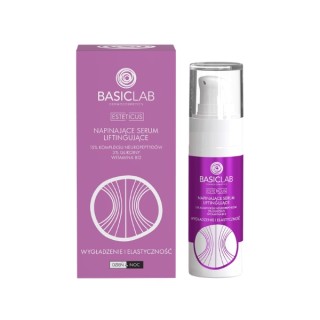 Sérum visage raffermissant et liftant BasicLab Esteticus avec complexe de neuropeptides à 15 % 30 ml
