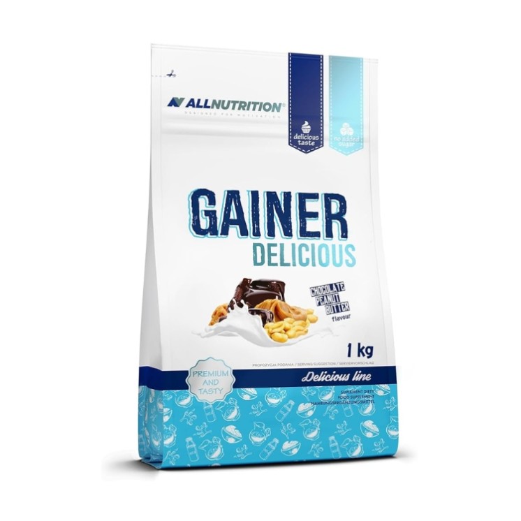 AllNutrition Gainer Смачна Chocolate арахісова паста 1000 г