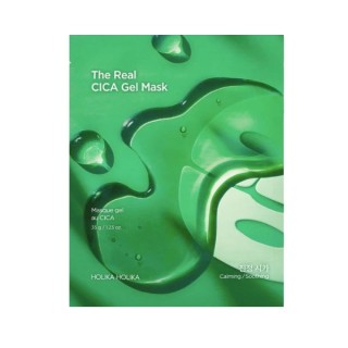 Holika Holika The Real Cica Gel Mask Intensiv beruhigende und entspannende Tuchmaske, 35 g