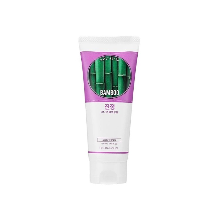 Holika Holika Daily Fresh Cleansing Foam Bamboo kojąca Pianka do twarzy 150 ml