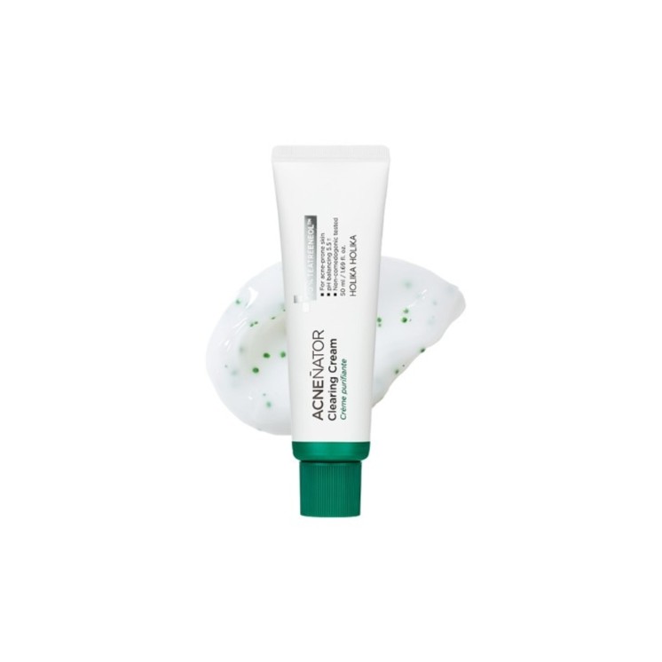 Holika Holika Acnenator Clearing Cream – beruhigende Creme für Akne i do unreine Haut, 50 ml