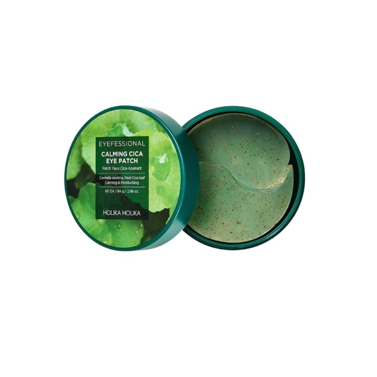 Заспокійливі патчі для очей Holika Holika Eyefessional Calming Cica Eye Patch з центеллою азіатською, 60 штук