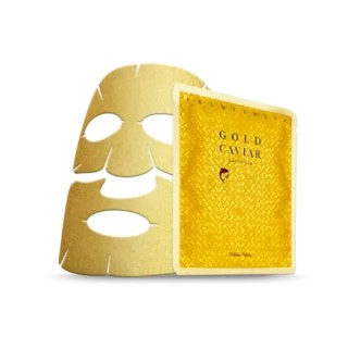Holika Holika Prime Youth Gold Caviar Goldfolienmaske, nährende Tuchmaske, 25 g