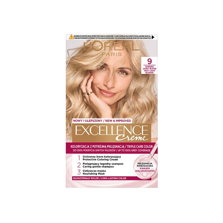 L'oreal Excellence Creme Haarverf /9/ Zeer Licht Blond