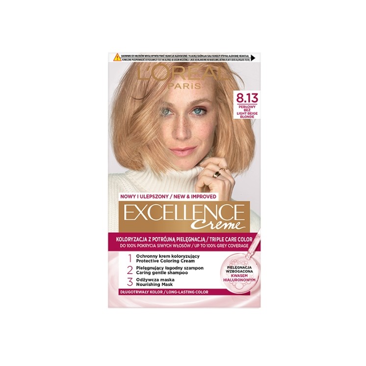 L'oreal Excellence Creme Hair dye /8.13/ Pearl Beige