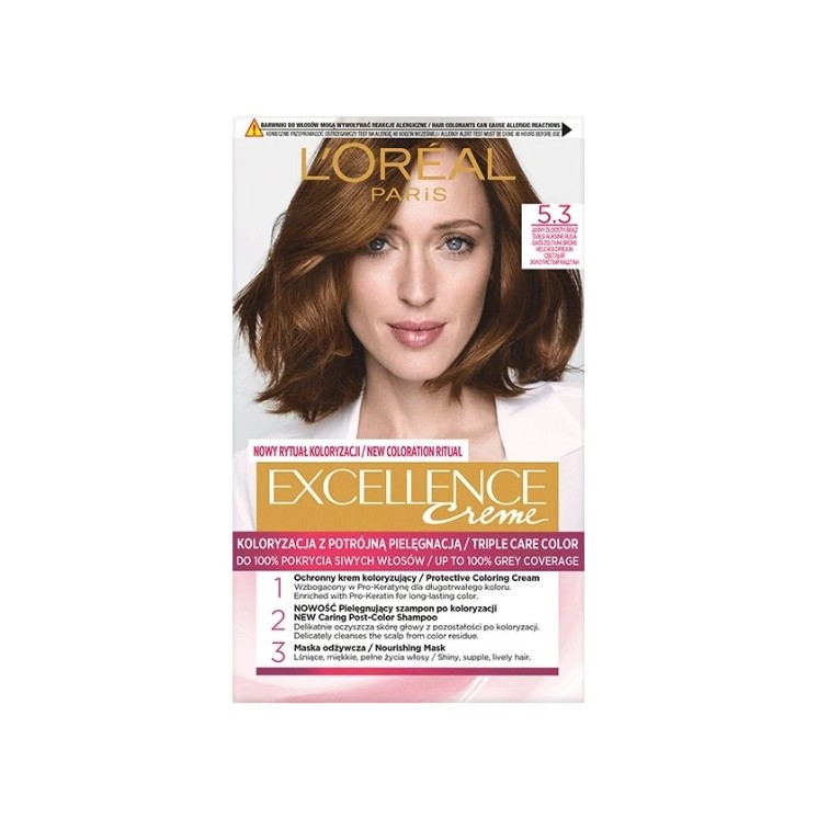 L'oreal Excellence Creme Hair dye / 5 / Light Golden Brown
