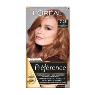 L'oreal Preference Haarfärbemittel /7,23/ Blond opaleszierendes Gold, Rose Gold