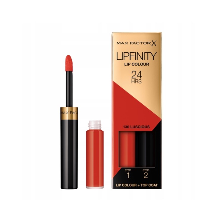Max Factor Lipfinity Lip Colour długotrwała Pomadka z systemem Permawear /130/ Luscious 2.3 ml + 1.9 g