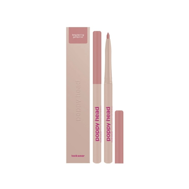 Poppy Head Lockwear Langanhaltender Gel-Lippenkonturenstift /03/ Nude Alarm 0,6 g