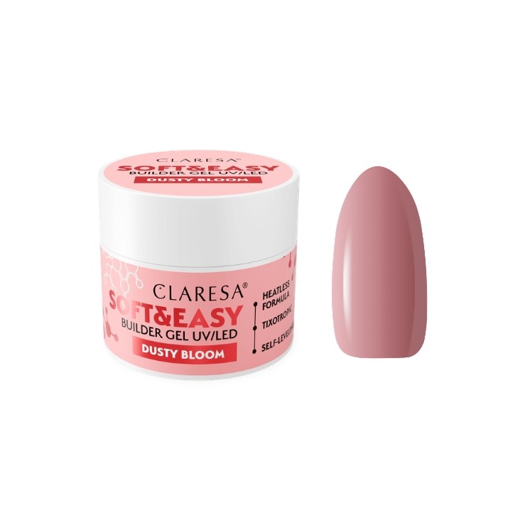Claresa Soft & Easy Dusty Bloom Nagelaufbaugel 45 g