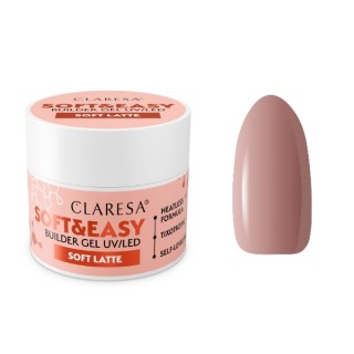 Claresa Soft & Easy Soft Latte Nagelgel 45 g