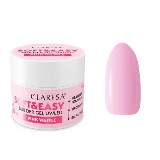 Claresa Soft & Easy Pink Waffle Nagelgel 45 g