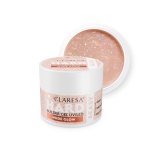 Claresa Hard & Easy Żel budujący do paznokci Nude Glow 12 g