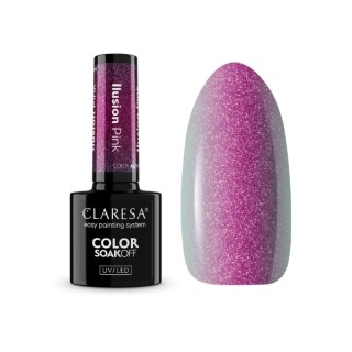 Claresa Alchemy Illusion Lakier hybrydowy do paznokci Pink 5 g 