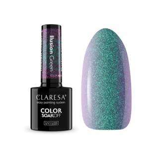 Claresa Alchemy Illusion Hybrid Nagellack Green 5