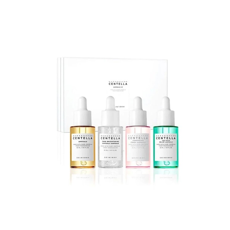 SKIN1004 Madagascar Centella Ampoule Kit met 4 gezichtsserums van 30 ml