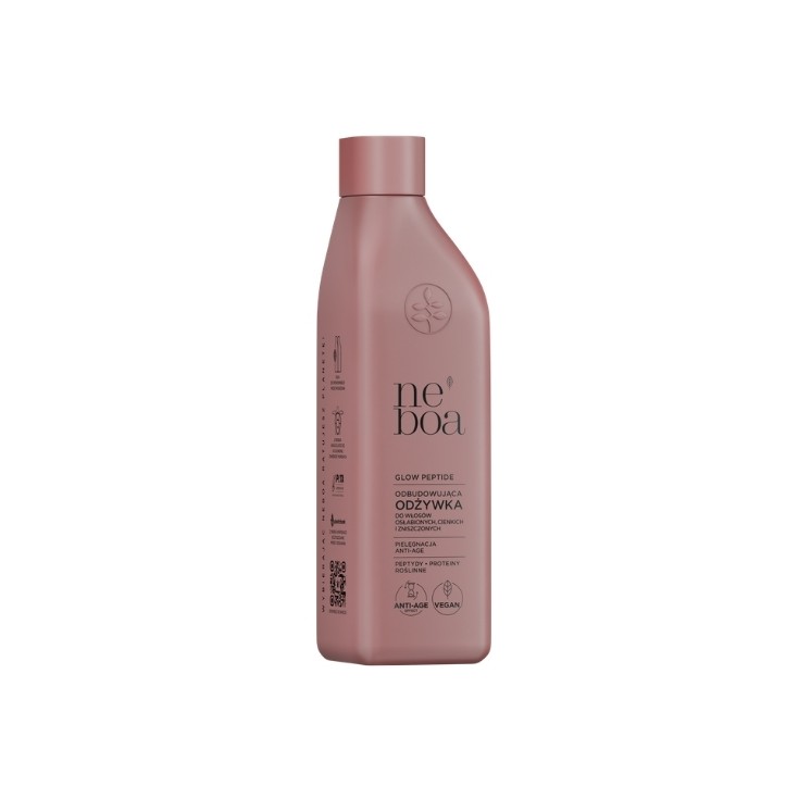 Neboa Glow Peptide Odżywka do włosów osłabionych, cienkich i zniszczonych, odbudowująca, pielęgnacja anti-age 300 ml