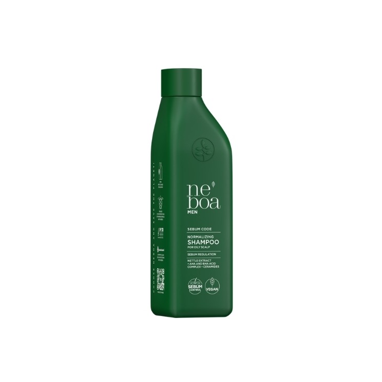 Neboa Men Sebum Code Shampoo for hair and si scalp, normalizing and regulating sebum secretion 300 ml