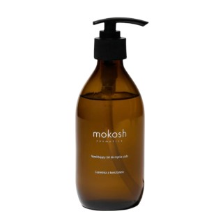 Mokosh moisturizing body wash gel Cherry with amber 300 ml