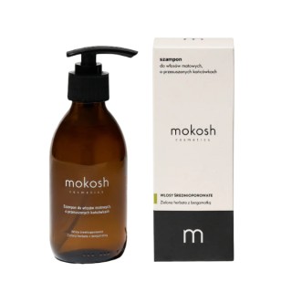 Mokosh Shampoo voor medium poreus, mat haar met droge punten Groene Thee met Bergamot 200 ml