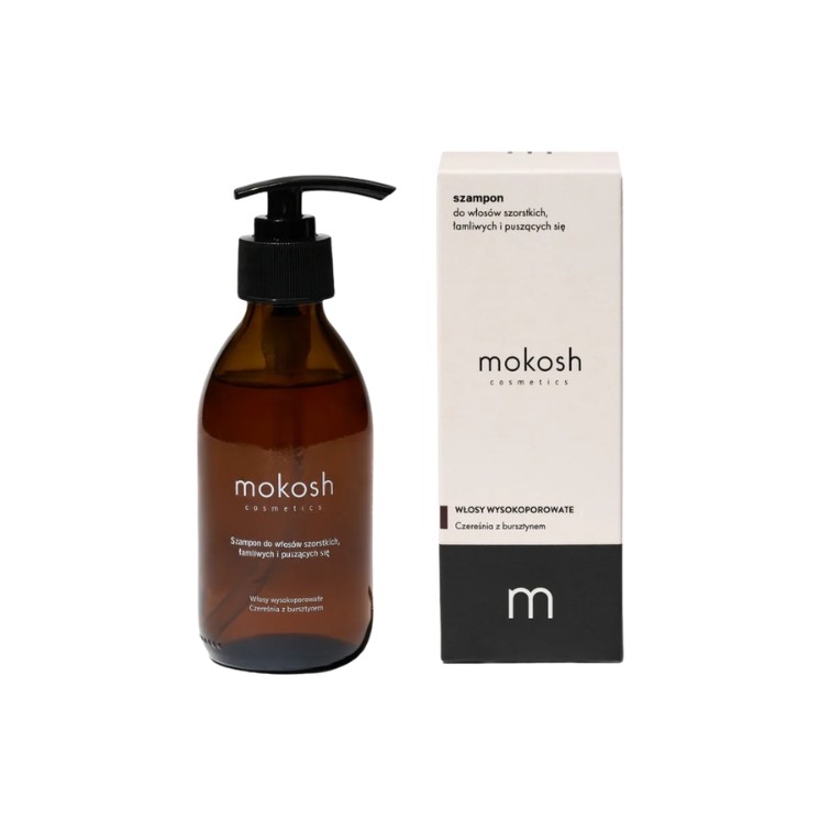 Mokosh en Ambershampoo voor hoog poreus, ruw, broos en kroeshaar 200 ml